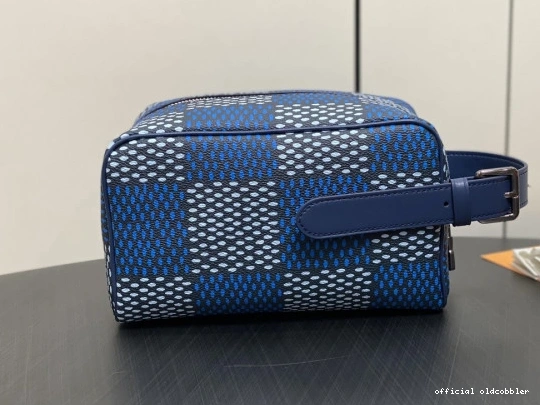 Official oldcobbler bag-23*13*12CM LOCKER LOUIS VUITTON DOPP KIT 0817